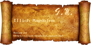 Illich Magdolna névjegykártya